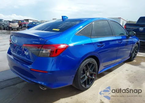 2024 Honda Civic Sport из США, поврежденный, VIN 2HGFE2F54RH520156